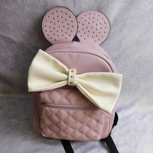 WALT DISNEY MINNIE MOUSE PURPLE BACKPACK HANDBAG COLLECTION BY OLIVIA MILLER